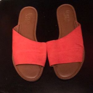 Franco sarto coral slides size 9.